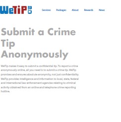 Submit a Crime Tip Anonymously